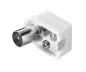 Preview: Coaxial right angle plug with screw fixing, DINIC box